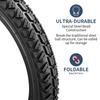 YunSCM Set of 2 16x1.95 Tires, 16x1.95 54-305 Bicycle Tires and Tubes with 32mm Schrader Valves, for 16-inch 1.95 Children's Bicycles, Y-1130