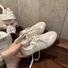 Cowhide Retro Color Matching German Training Shoes Women's 2025 New Soft-soled Versatile Casual Sports Board Shoes Heightening Forrest Gump Shoes Wome
