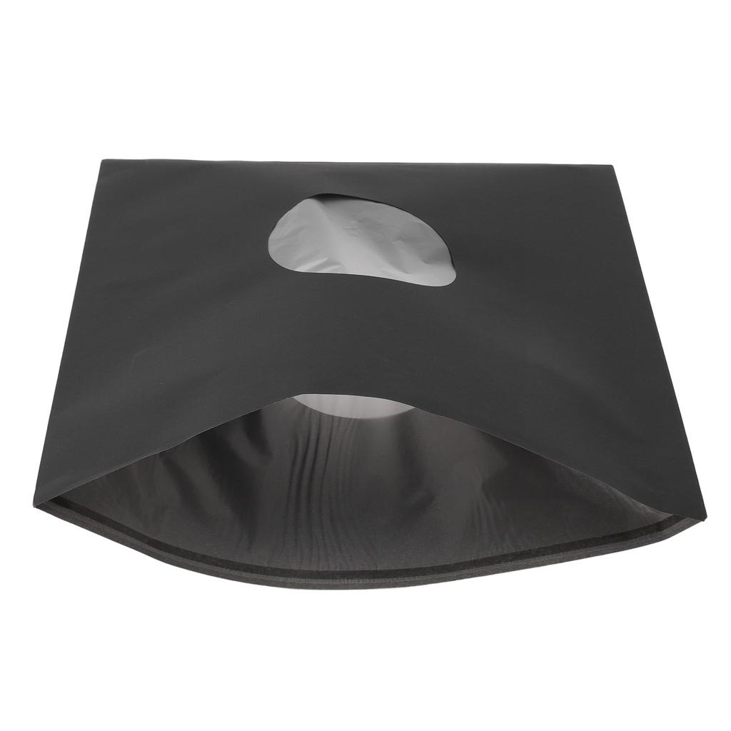 20Pcs 12inch Record Kraft Paper Jackets Matte Black 350gsm Thick Cardboard Record Covers 33 RPM Protective Outer Record