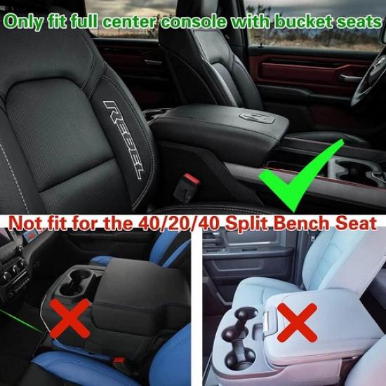 Für 19-23 Dodge RAM 1500 Mittelkonsolen-Armlehnen-Aufbewahrungsbox Organizer Zubehör