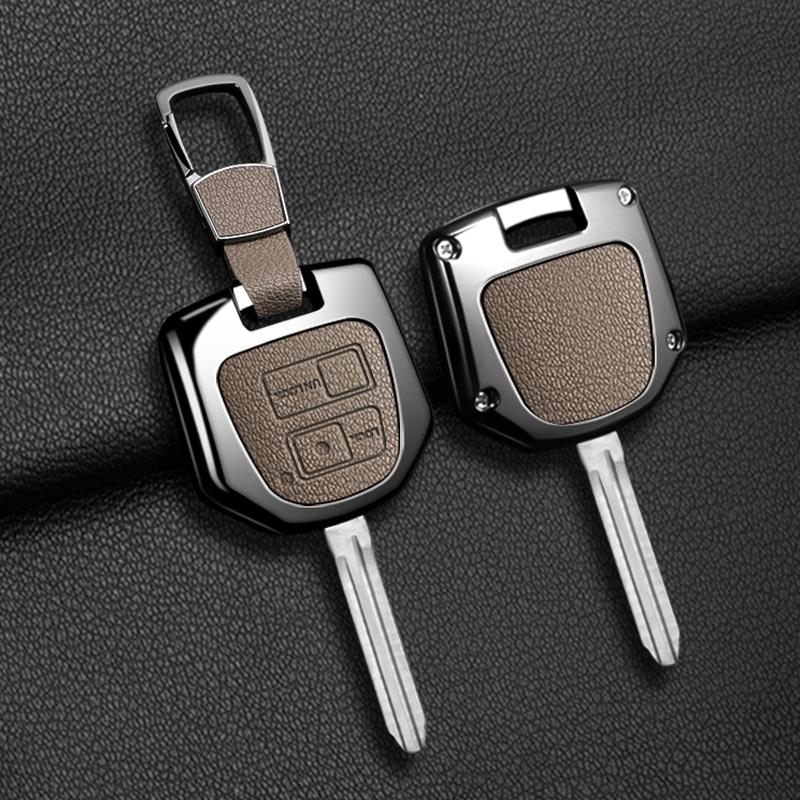 Zinc Alloy Key Case Cover Shell Fob Holder For Toyota FJ Cruiser Land 2008-2014 Yaris Echo For Lexus ES GS LS IS RX SC LX RX400h