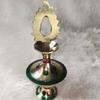 Antique And Handcrafted Brass Surmadani | Traditional Surma Holder & Applicator | Coloured Decorative Brass Bottle