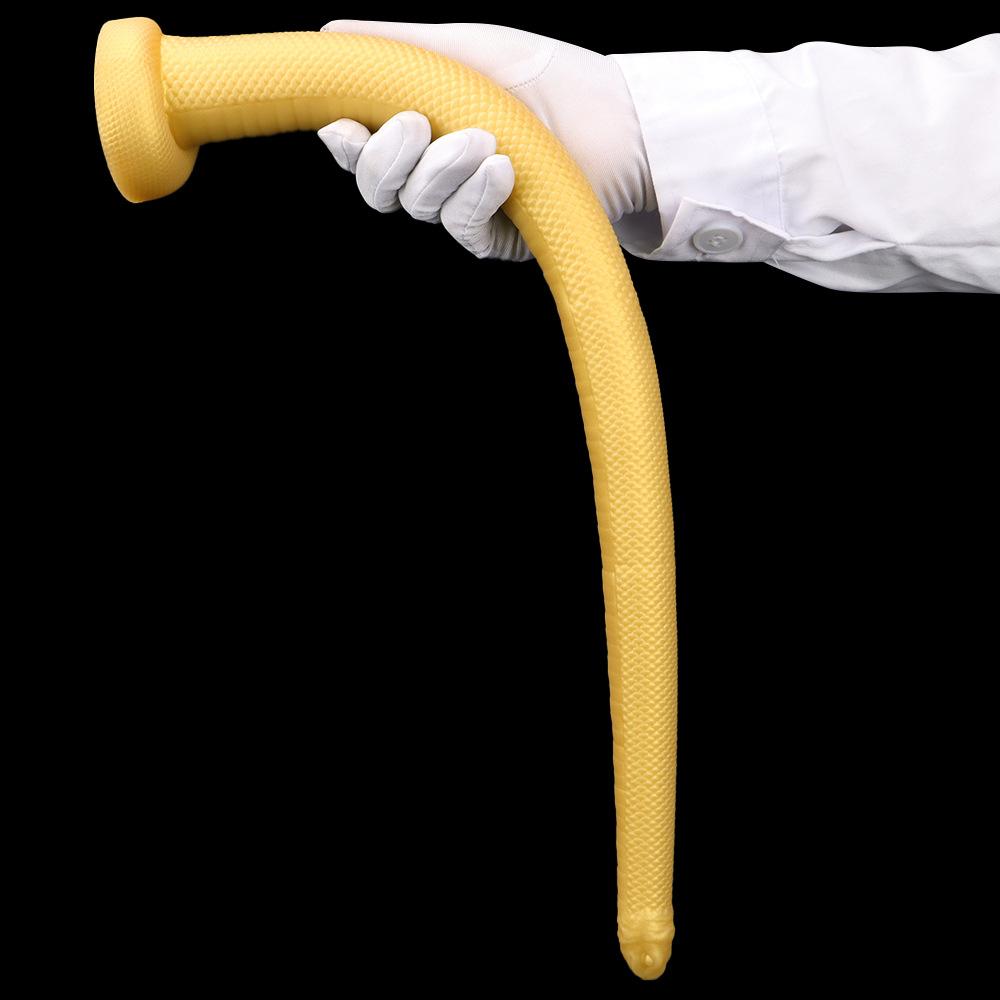Gold Silicone Soft Extra Long Anal Plug Anal Masturbator Huge Dildo Big Dick Fisting Sex Toy Strap On Cock Realistic Penis