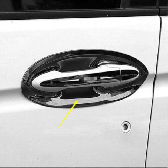 Exterior Side Door Bowl Black For Honda Fit/Jazz 2014-2020 Titanium Cover Trim