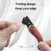 Folding Knife Stainless Steel - Multifunctional Mini Outdoor Knife, Portable Keychain Fruit Knife for Camping & Survival