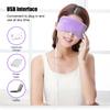 USB Heated Eye Mask for Dry Eyes & Sleep – Warm Compress with Constant Temperature, Dark Circles & Puffiness Heated Eye Mask