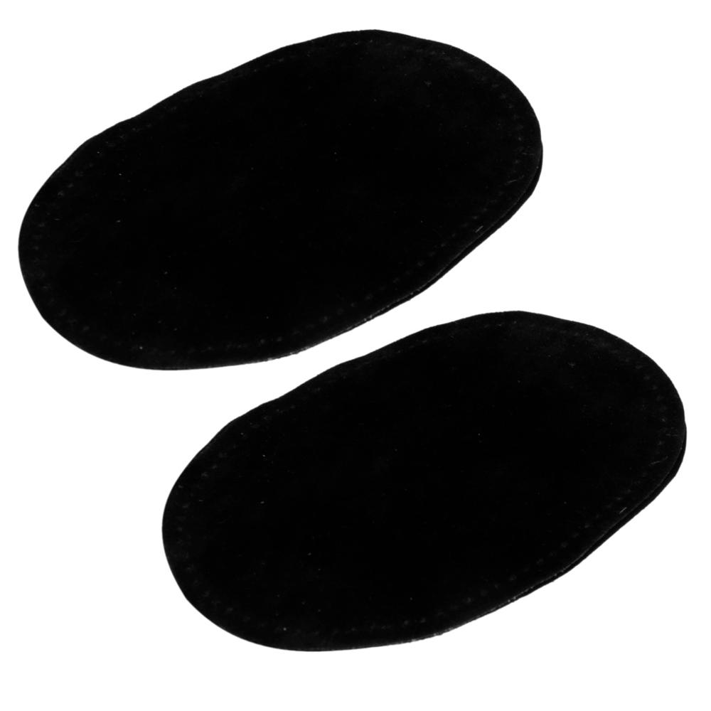 4 pièces Oval Daim Cuir de Vache Coude Genou Patch Velours Thermocollant Patches pour Réparation Pull Vêtement Sac Jean Vêtement Accessoires de Couture