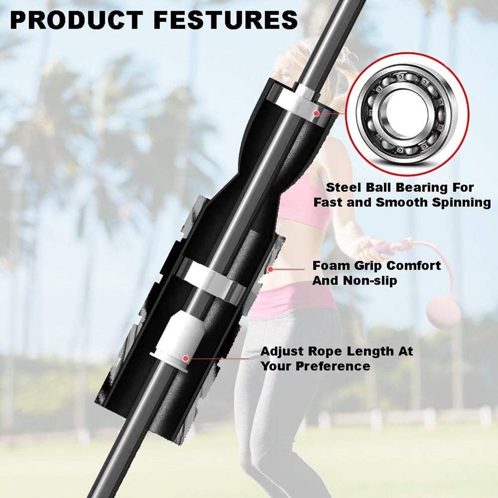 Winter-Weight Training Ropeless Skipping Rope for Men, Women, and Kids