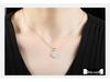 925 Silver Cherry Blossom Pendant Necklace - Simple, Versatile Clavicle Chain for Women, Ideal Birthday Gift