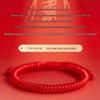 Xiao Zhan Zodiac Red String Bracelet: Women's Woven Vajra Knot Amulet, Unisex Couple's Hand Rope, 2026 Design