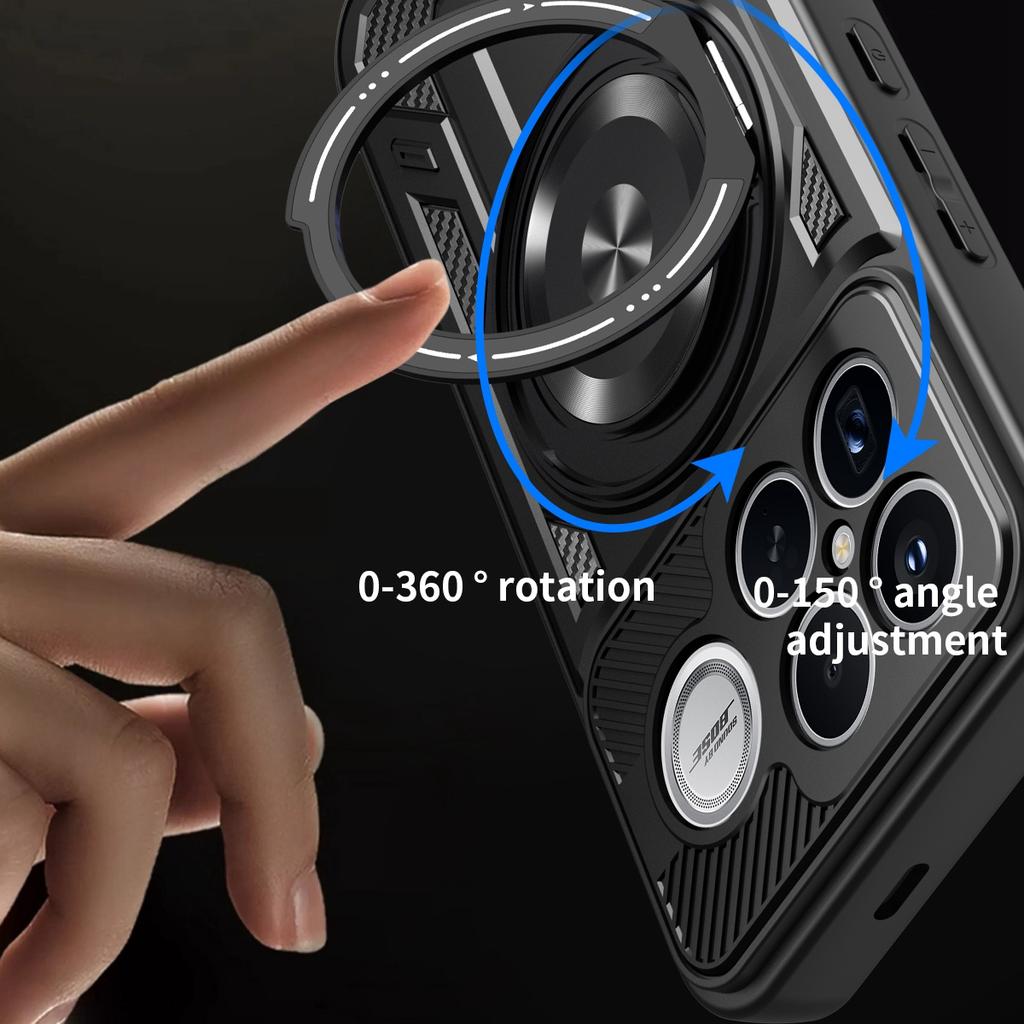Für Xiaomi Poco F8 Ultra / Redmi K90 Pro Max 5G Magnetische Hülle Rotierbarer Ständer TPU + PC Handyhülle