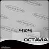 AFE2  Auto Styling For Skoda Octavia Superb Fabia Kodiaq Rapid 4x4 Car Rear Trunk Badge Decal Body Sticker Accessories
