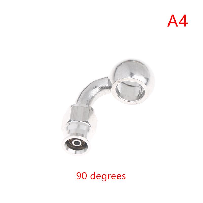 Tubo Freno Idraulico Moto Motorbike An3 Raccordo Banjo M10X1 Connettore Acciaio Inossidabile 0° 28° 45° 90° 10.2Mm
