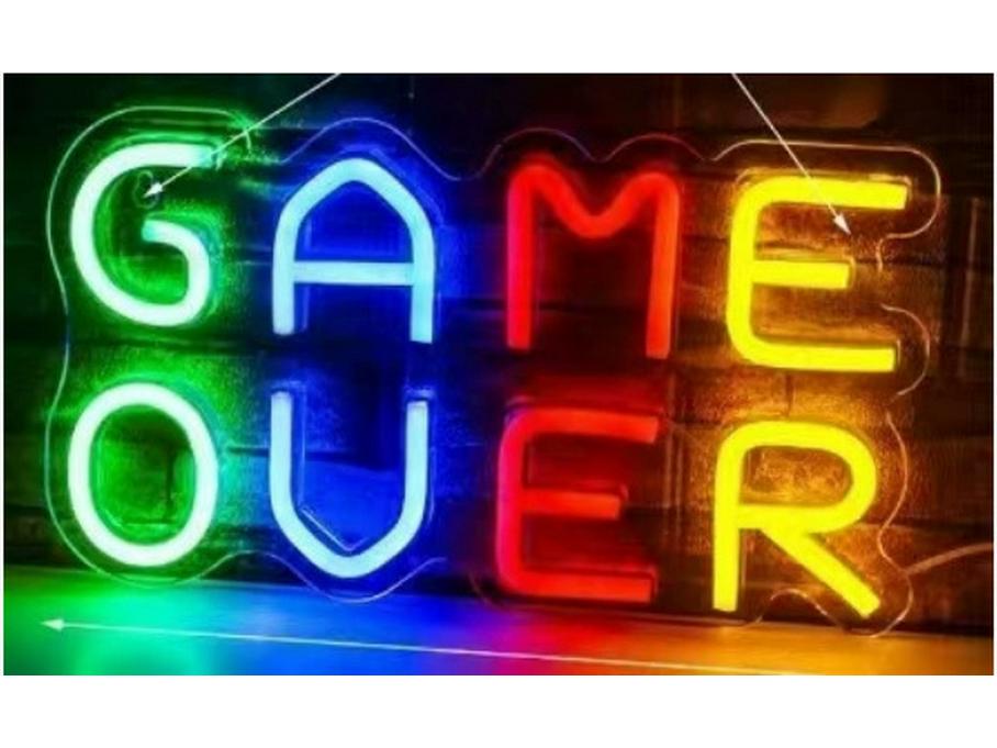 Cross-border LED Acrylic Neon Decorative Light for Game Atmosphere and Bar Wall Styling