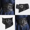 Damen Leder Asymmetrischer Breiter Gürtel Für Lässige Mode Sommer