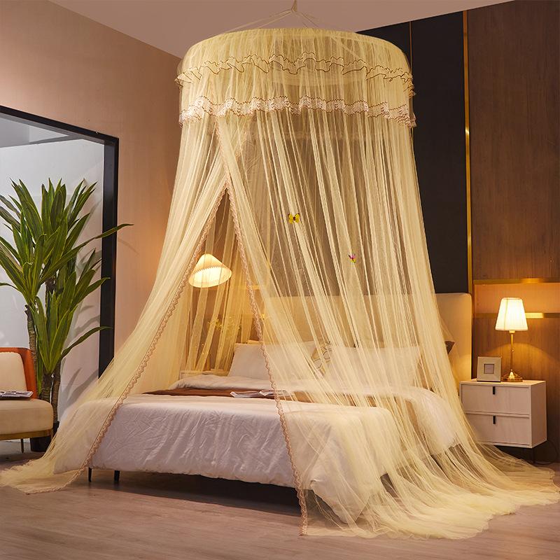 1.2M Children Bed Mosquito Net Girl Round Bed Tent Mosquito Nets Curtain Canopy for Double Bed Mosquito Net Home/Garden