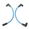 2/4/6x Marine Spark Plug Wire Universal Plastic Car Accessories Blue