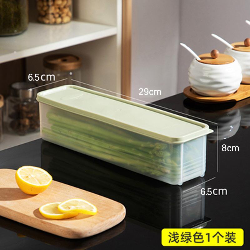 

Noodle Food Crisper Plastic Noodle Food Sealed Box Kitchen Refrigerator Sorting Artifact Storage Storage Box