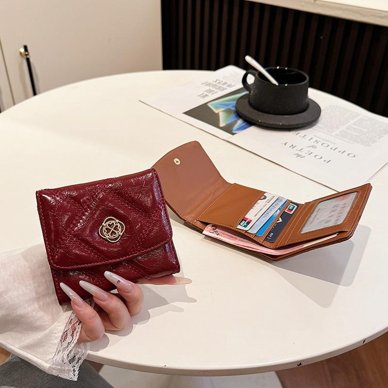 Ladies' Wallet Urban Simple and Fashionable Card Bag Women's Zipper Coin Purse
