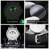 OPK 8161 Man Quartz Wristwatch Diamond Bezel Luminous Leather Strap Waterproof Men's Luxury Watch High Quality Original