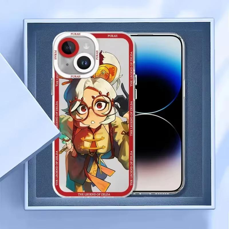 Game The Legend of Zeldas Phone Case For iPhone 16 15 14 13 12 11 Pro Max XS X XR 7 8 SE Link Mipha Cover