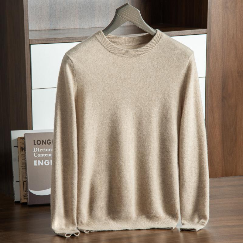 Cashmere Sweater Turtleneck Pullover Thickened Sweater Youth with Warm Cashmere Men Inside
