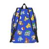 Cute Cartoon Monster  Classical Backpack Lightweight High School Work Pokemoned Daypack for Men Women Laptop Canvas Bags