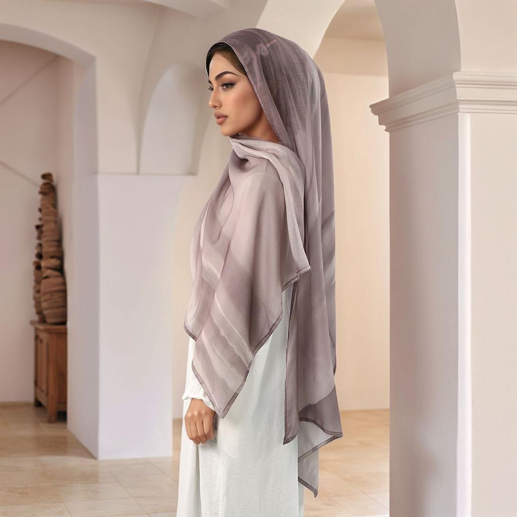 Fashion Printed Modal Rayon Hijab Scarf For Woman Muslim Hijabs Digital Printing Shawls Islam Turban Ramadan Headscarf Scarves