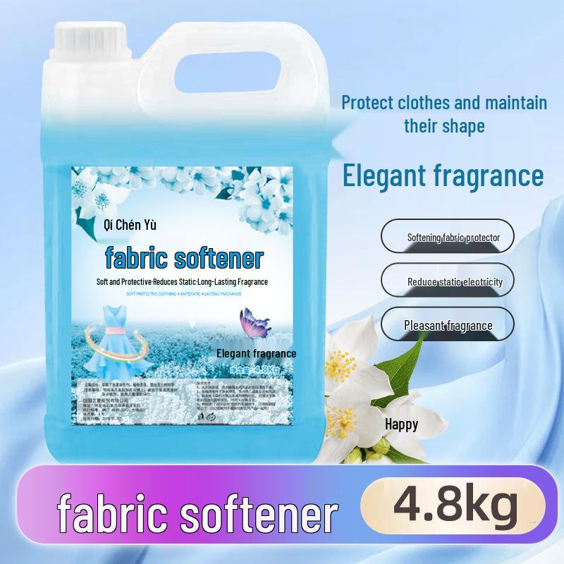 Lavender Scent Fabric Softener: Anti-static, Long-lasting Fragrance, Odor Removal, Softening, Color Protection.