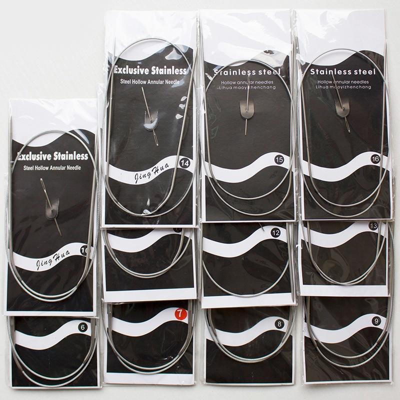 Buy 80cm Length Knitting Tools Circular Needle Sets Aluminium Handle