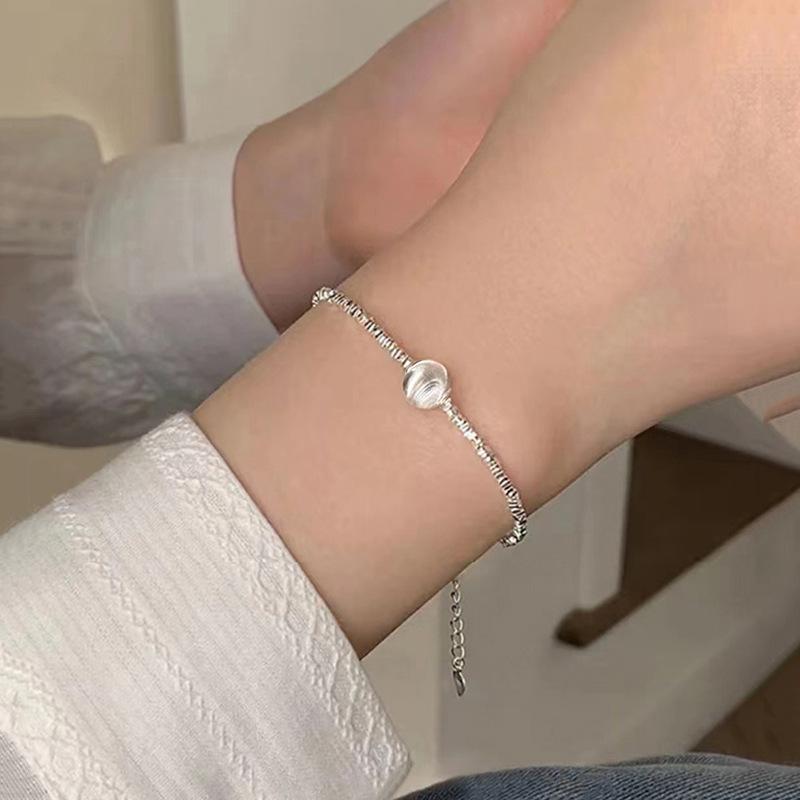 Cat'S Eye Broken Bracelet, High-Grade Light Luxury Brushed Round Jewelry