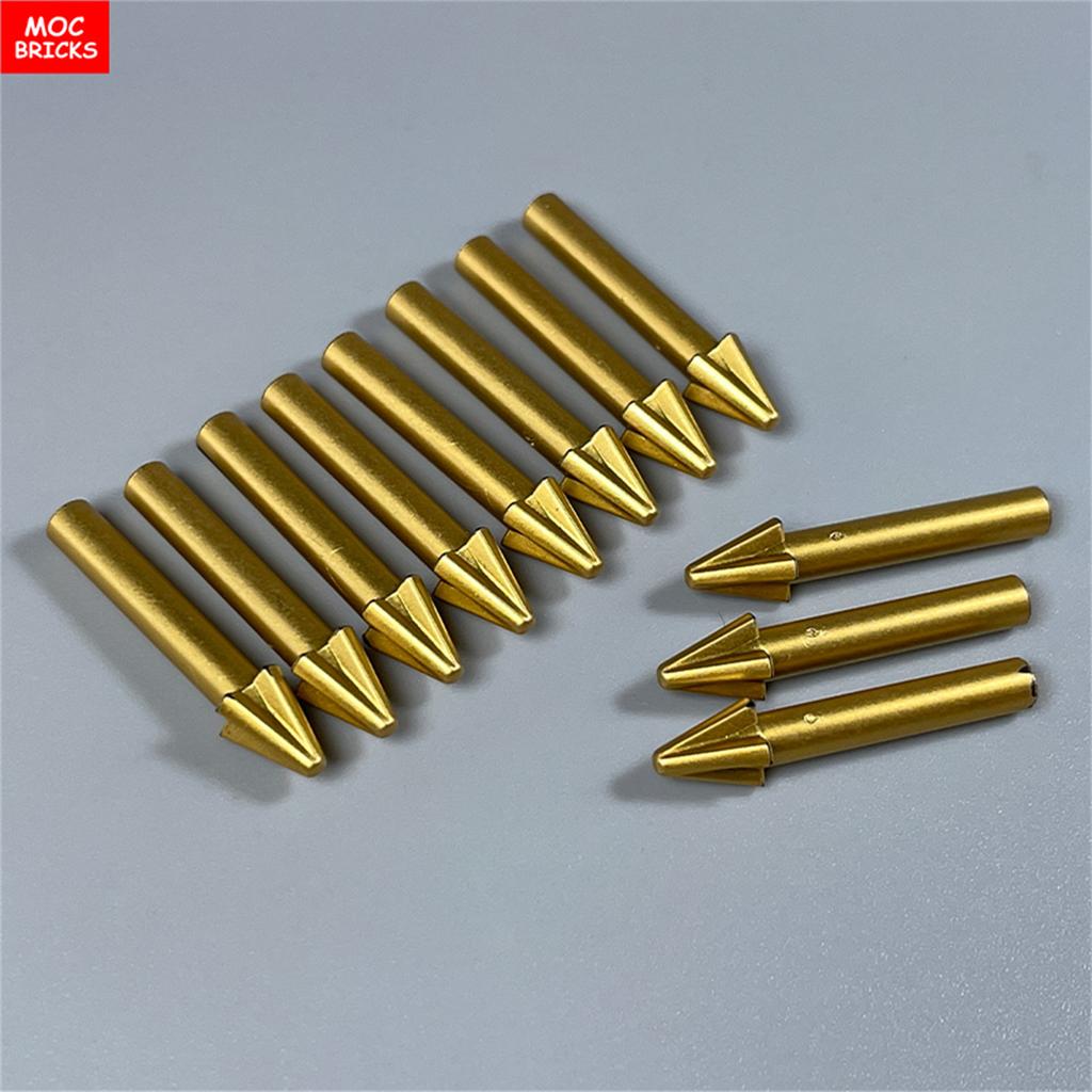 Non-Toxic Moc Bricks Fork Harpoon 4Cm Action Figure Ninja Arrows 18041 Diy Toys Educational Building Blocks Kids Gifts