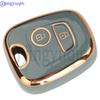 jingyuqin 2 Buttons TPU Car Key Case For Peugeot 106 107 206 207 307 Citroen C1 C2 C3 C4 XSARA PICASSO Toyota AYGO Protector