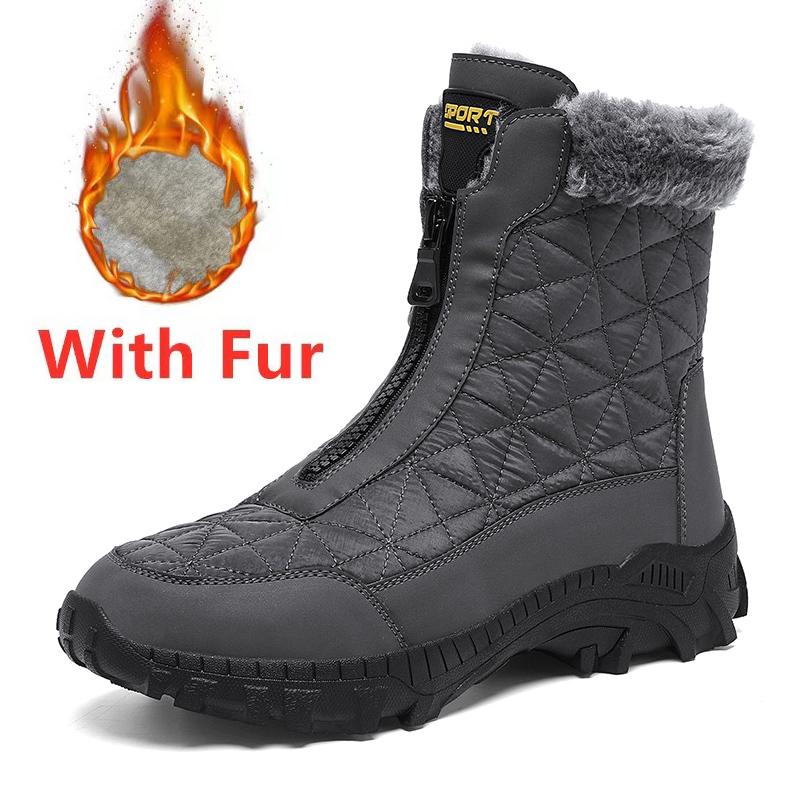 

Модные Теплые Зимние Ботинки для Альпинизма и Пешего Туризма Нескользящие Мужские Уличные Базовые Ботинки Горячая Распродажа Мужские Плюшевые Меховые Зимние Ботинки Удобные Мягкие До Средней Икры Ботас 47