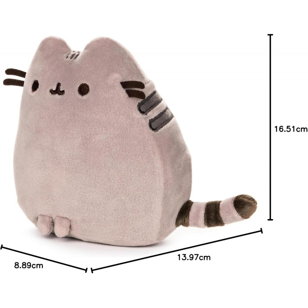 Gund Pusheen Tier-Pose Plüschtier Katze Grau 6 Grau