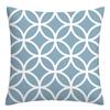 Blue and White Geometric Decorative Pillowcase Living Room Office Home Pillowcase Car Ornaments