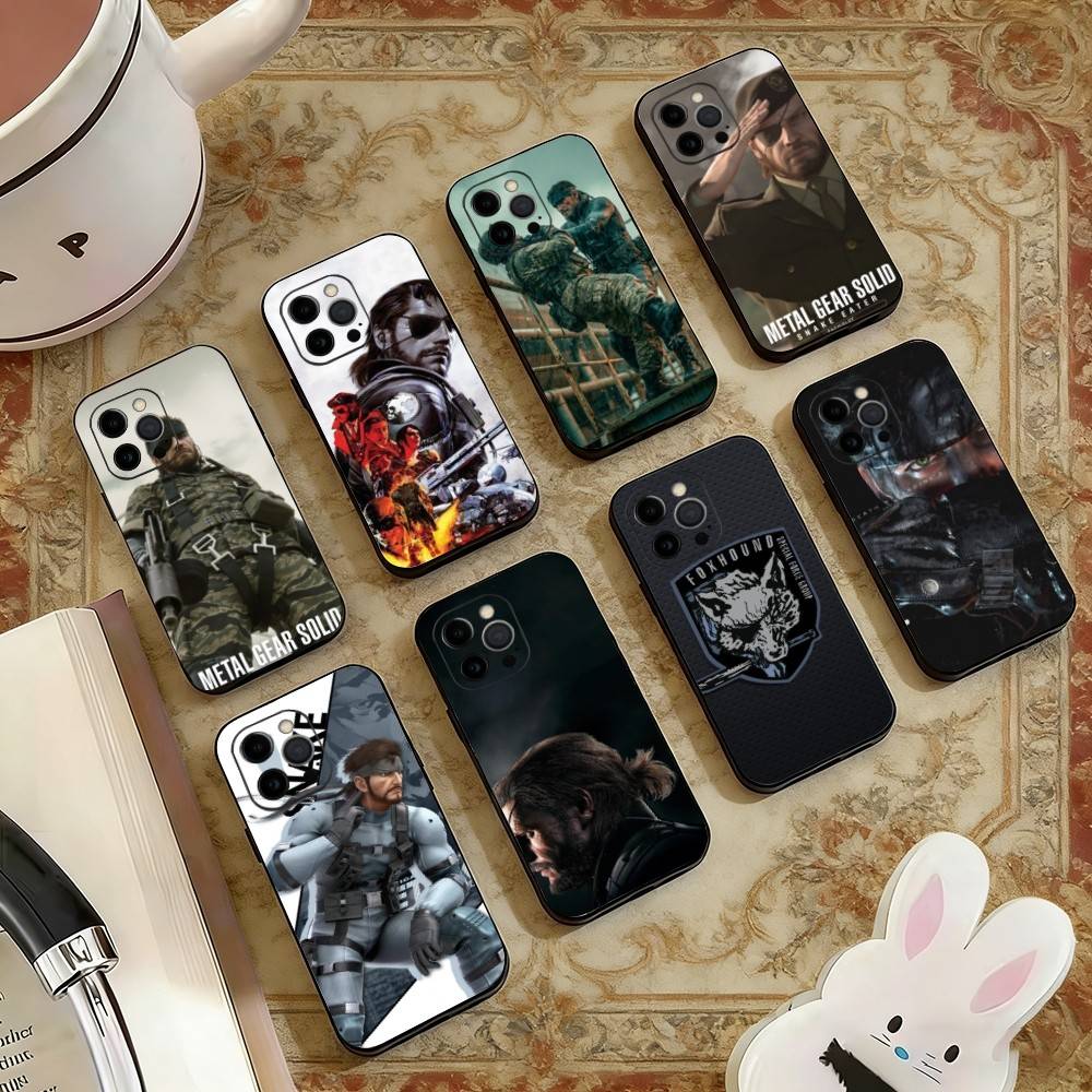 GM-Metal Gear Solid1 Phone Case For iPhone 17, 16,15,14,13,12,11 Plus,Pro Max, Others Soft Black Cover
