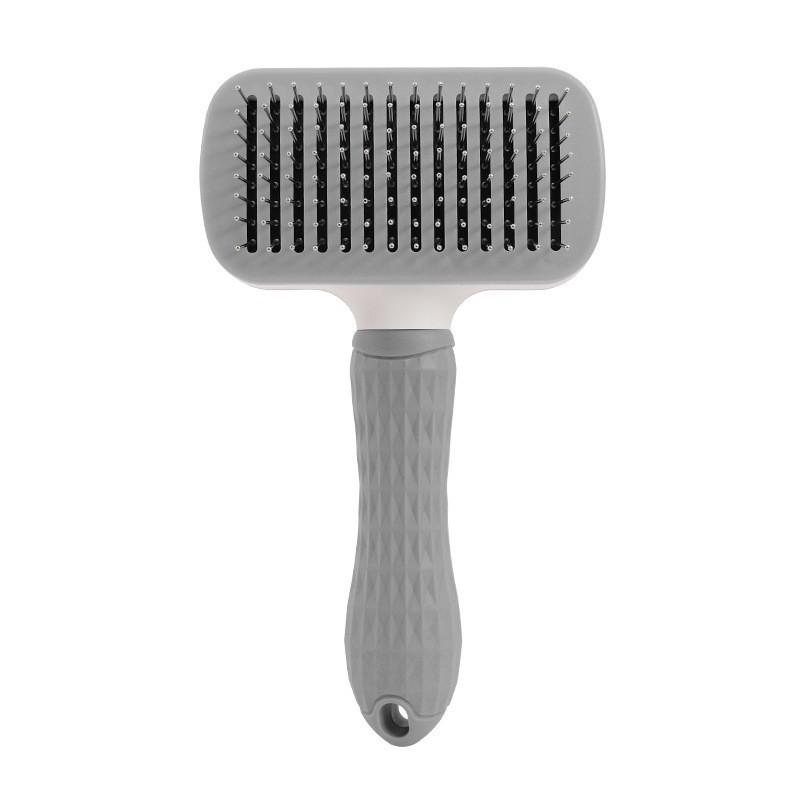 Pet comb, hair removal comb, one-click fading cat brush, dog long and short hair, self-cleaning comb, open knot comb, pet supplies