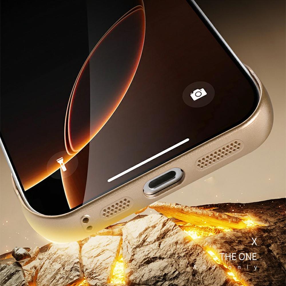 For iPhone 16 Pro Aromatherapy Case Compatible with MagSafe Borderless Heat Dissipation Leather+PC Phone Cover