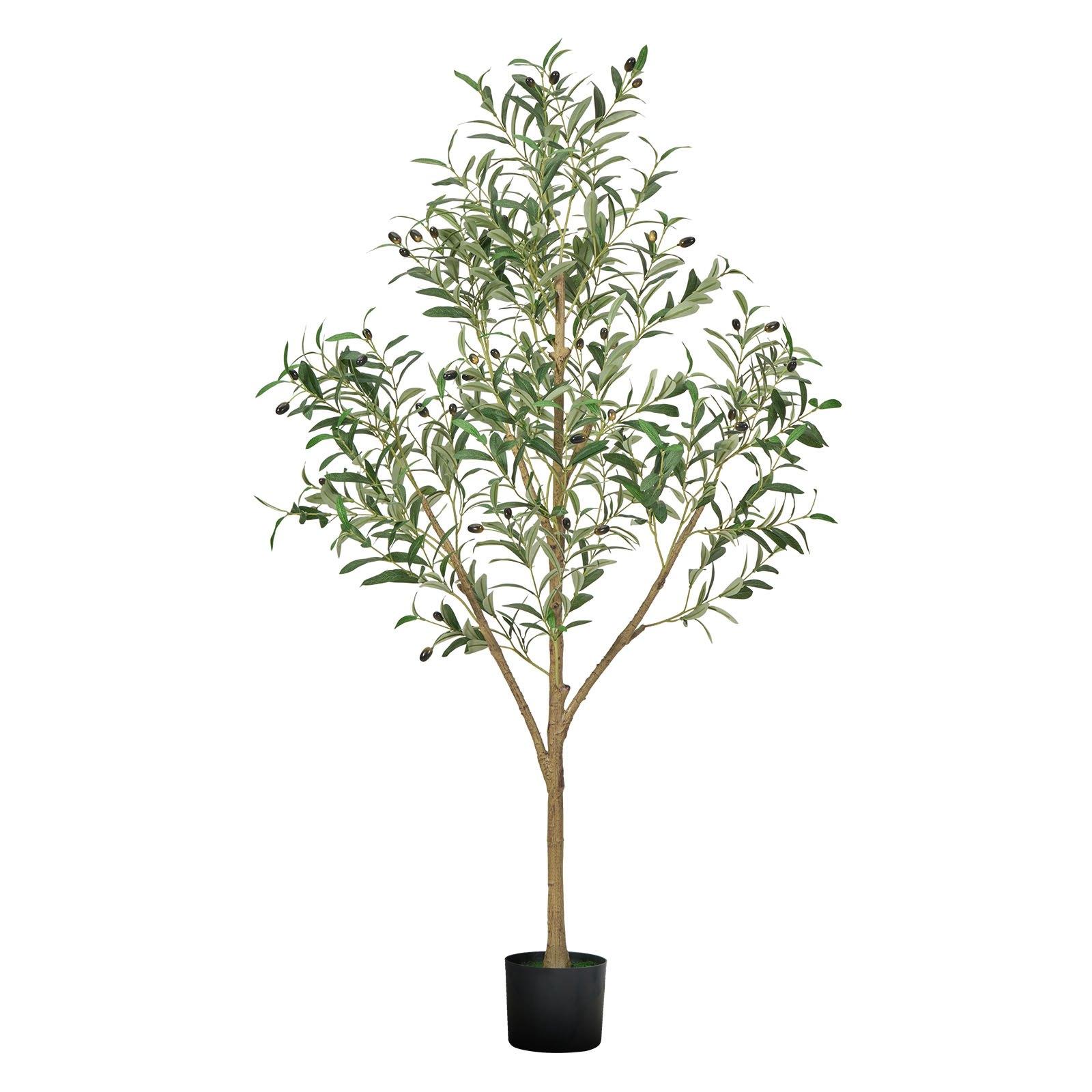 VEVOR 150cm Mākslīgais olīvkoks ar melnu