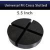 5.5” Large Rubber Jack Pad/Slotted Jack Pucks | Made from Heavy Duty Rubber, Th