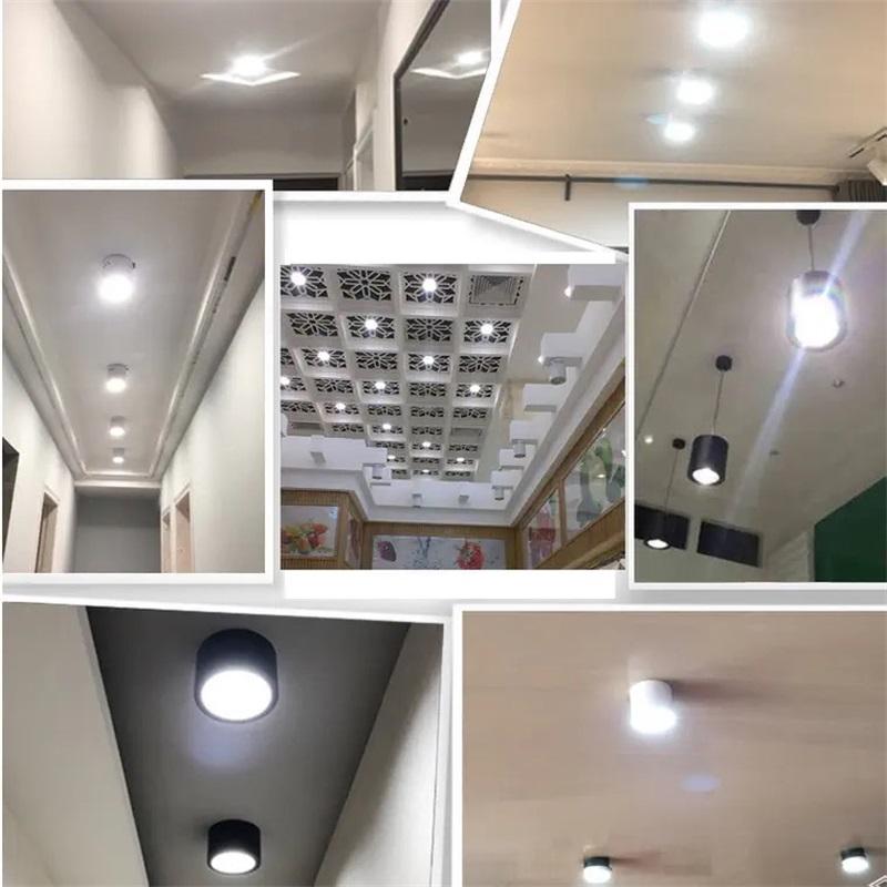 LED Stropní svítidlo 110V 220V Bodové světlo Dárek Žárovka E27 Šroubovací ústí PRO Pokoj Kuchyň Obývací skříně Veranda