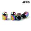 4/5PCS Tire Valve Stem Caps Anodized Aluminum Wheel Valve Covers Accessories Universal Cars SUVs Bikes Trucks And Motorcycles·
