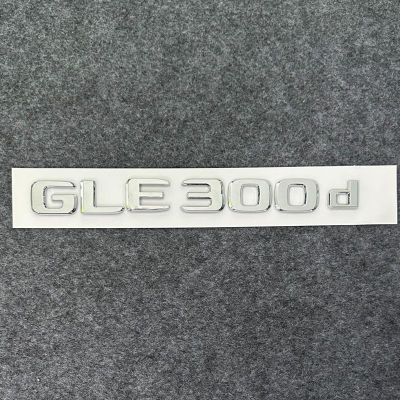 3D ABS Buchstaben E220d GLC220d C220d C250d GLE350d 4Matic Emblem für Mercedes Benz W205 Auto Kofferraum Aufkleber