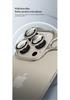 Custodia Lussuosa Alieno Bordi Metallici Senza Bordi per iPhone 12 13 14 15 16 17 Pro Max Protezione Lente Cover Posteriore in Lega di Alluminio Antiurto