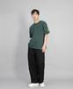 Seinteukeulu Front-Cutting Detail Ex Wide Pants Cde-371 Black