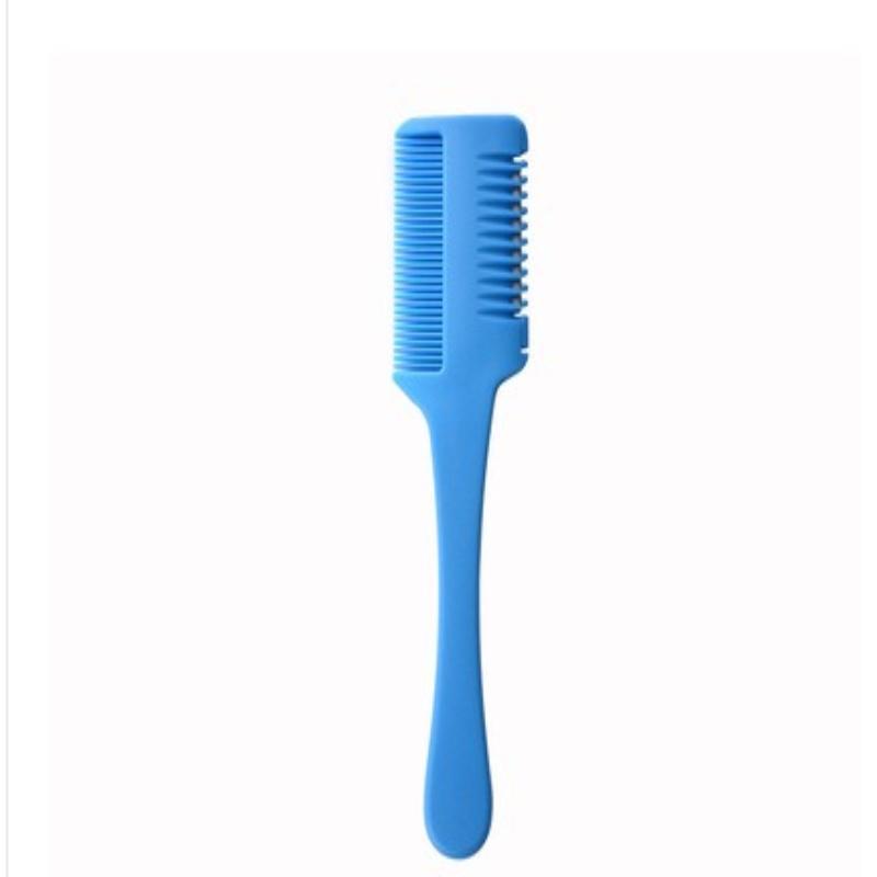 Hair Cutting Comb Hair Brushes with Razor Blades Hair Trimmer Cutting Thinning Tools Barbershop Salon Styling Tool Comb 2026 New