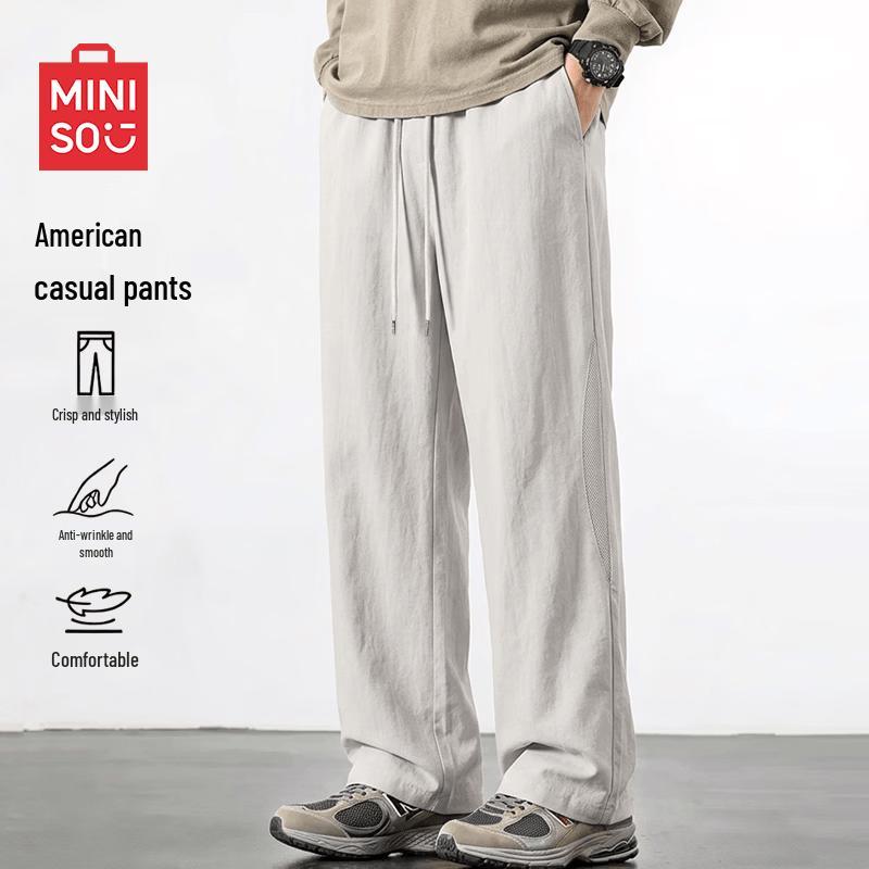 MINISO Men's Summer Outdoor Straight-Leg Casual Pants