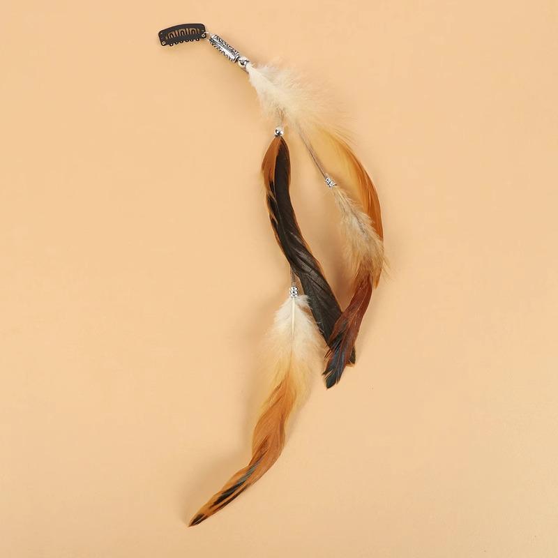 Mongolian Tibetan Tassel Hair Tie & Headband - Ethnic Style for Men & Women
