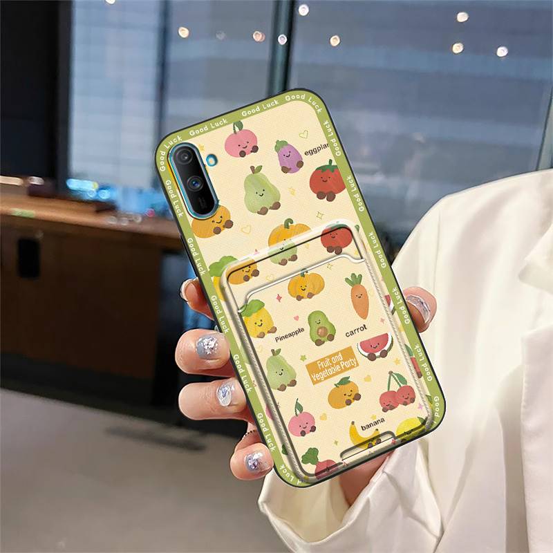 Fashion Design Durable Phone Case For OPPO Realme C3/C3i/Narz N10A Full wrap Cute Soft case Shockproof Card bag Cover
